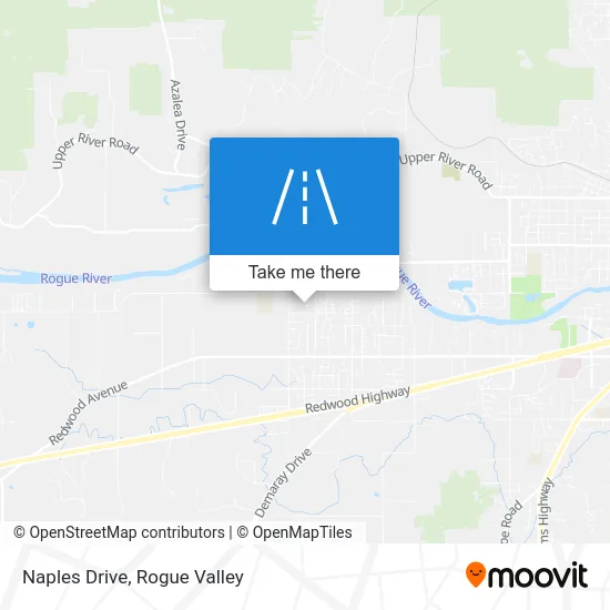 Naples Drive map