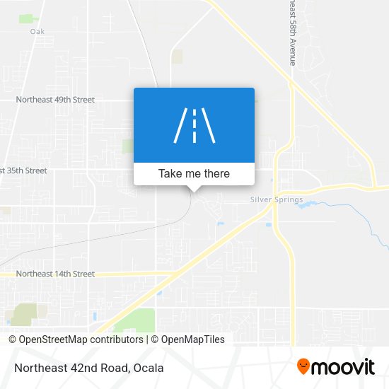 Northeast 42nd Road map