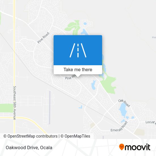 Mapa de Oakwood Drive