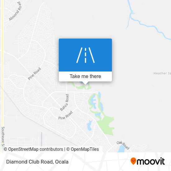Mapa de Diamond Club Road