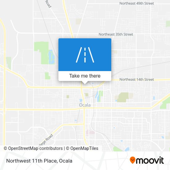 Mapa de Northwest 11th Place