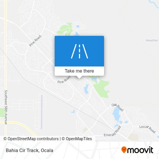 Mapa de Bahia Cir Track