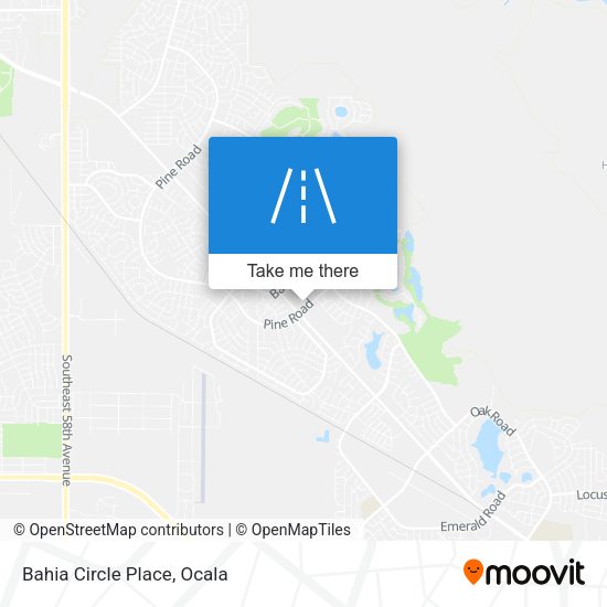 Mapa de Bahia Circle Place