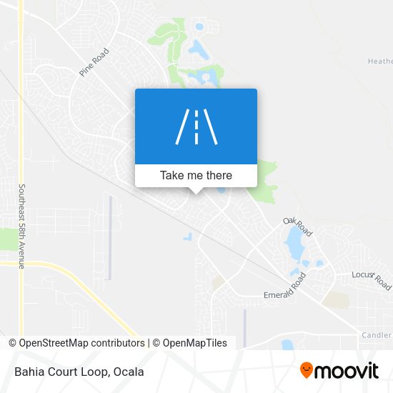 Mapa de Bahia Court Loop