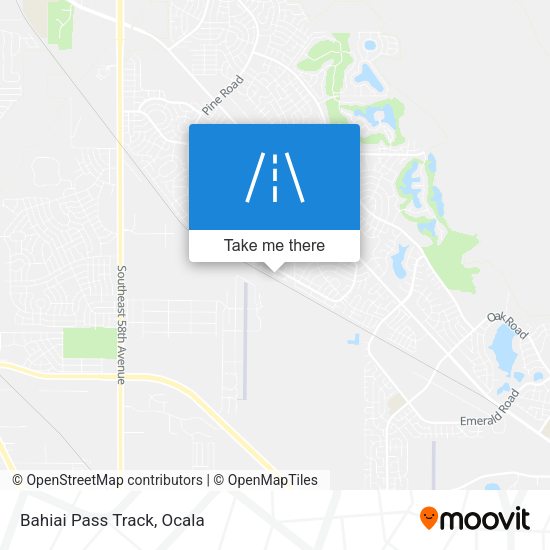 Mapa de Bahiai Pass Track