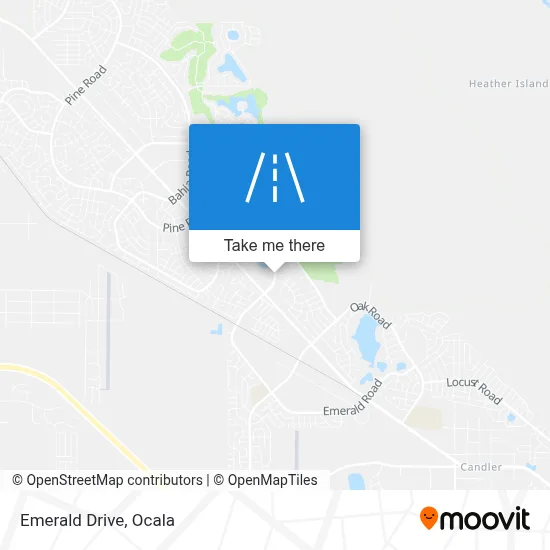 Emerald Drive map