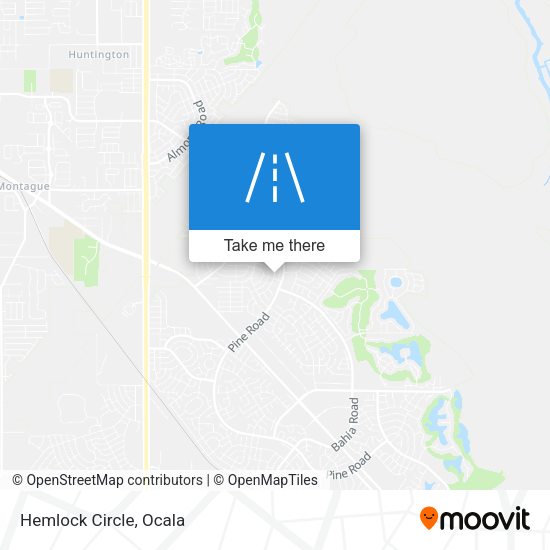 Mapa de Hemlock Circle