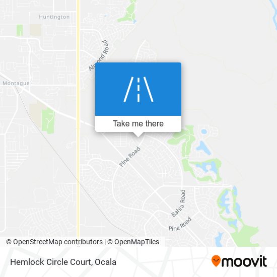 Mapa de Hemlock Circle Court