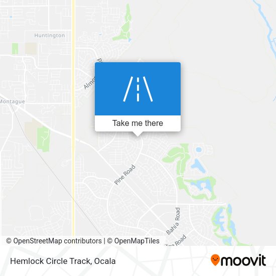 Hemlock Circle Track map