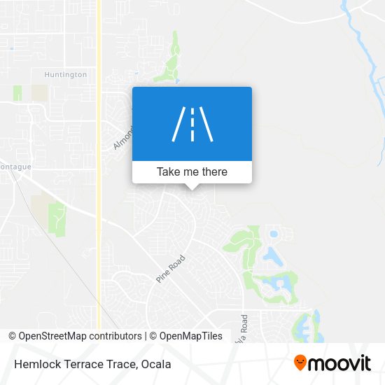 Hemlock Terrace Trace map