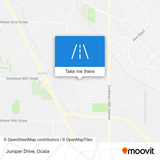 Juniper Drive map