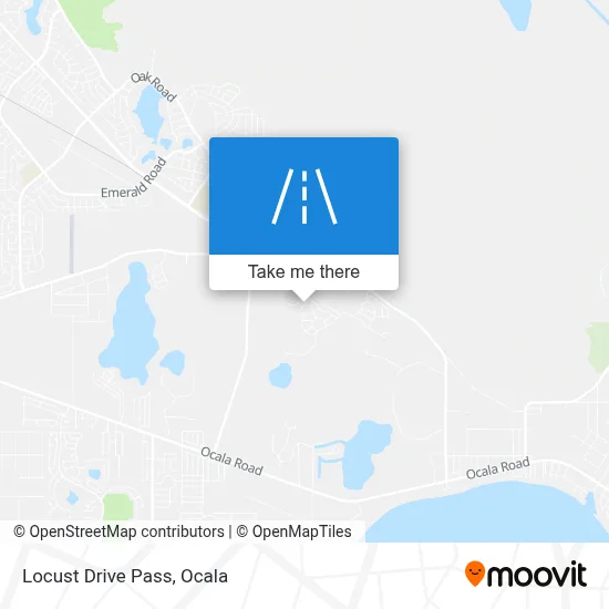 Locust Drive Pass map