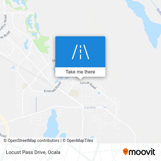 Mapa de Locust Pass Drive