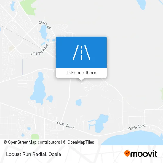 Locust Run Radial map