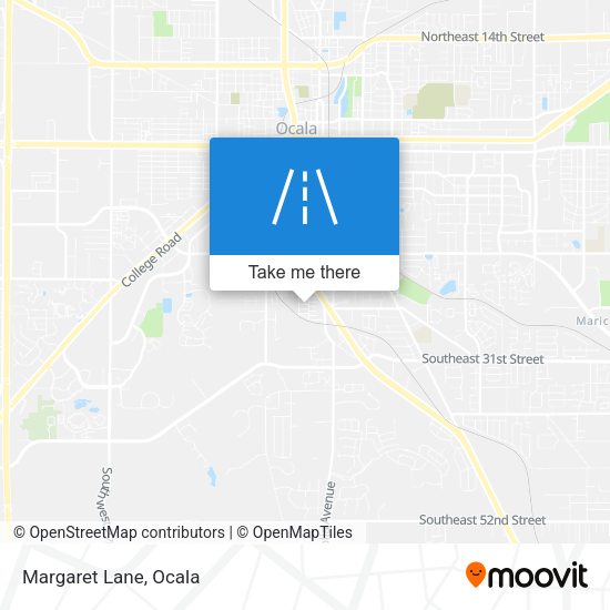 Mapa de Margaret Lane