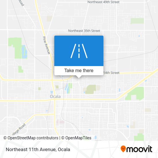 Mapa de Northeast 11th Avenue