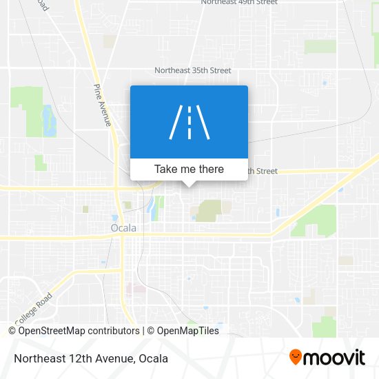 Mapa de Northeast 12th Avenue