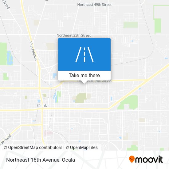 Northeast 16th Avenue map
