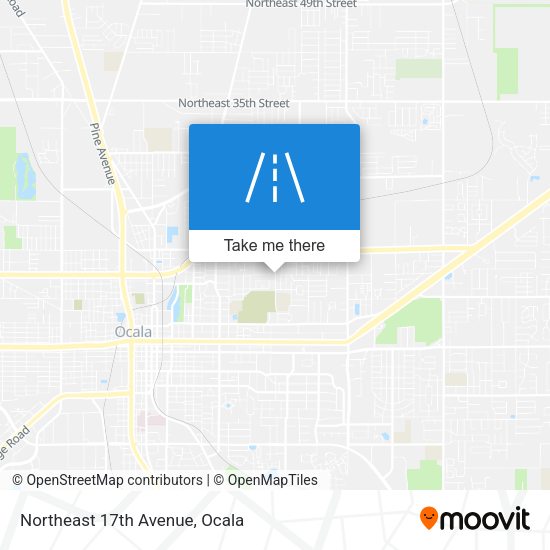 Northeast 17th Avenue map