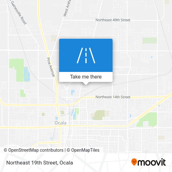 Mapa de Northeast 19th Street