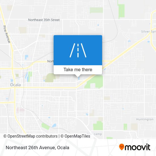 Northeast 26th Avenue map