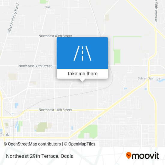 Mapa de Northeast 29th Terrace
