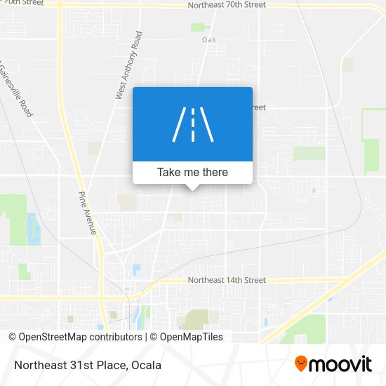 Northeast 31st Place map