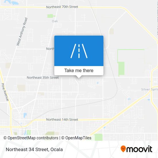 Mapa de Northeast 34 Street