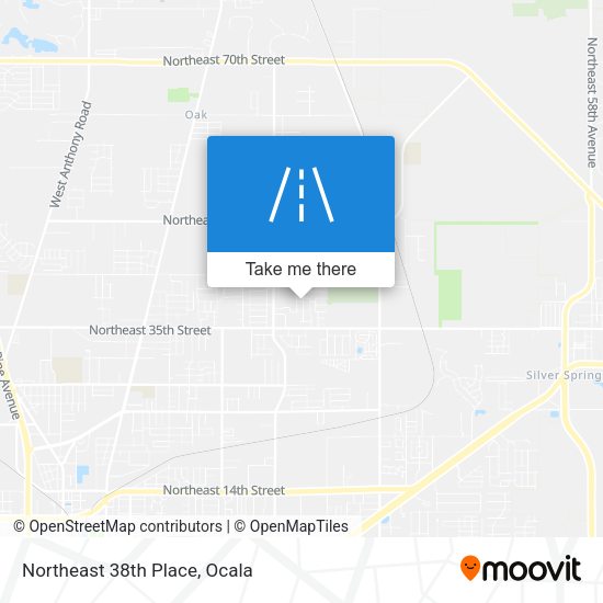 Mapa de Northeast 38th Place