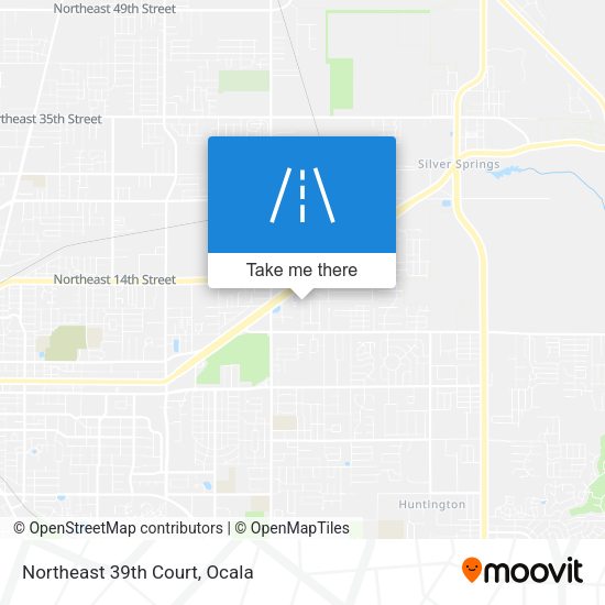 Mapa de Northeast 39th Court