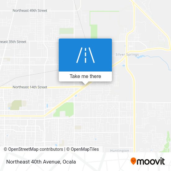 Northeast 40th Avenue map