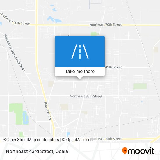 Mapa de Northeast 43rd Street