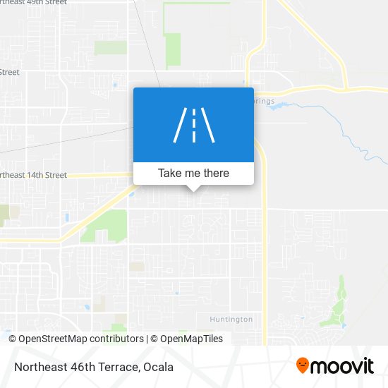 Mapa de Northeast 46th Terrace