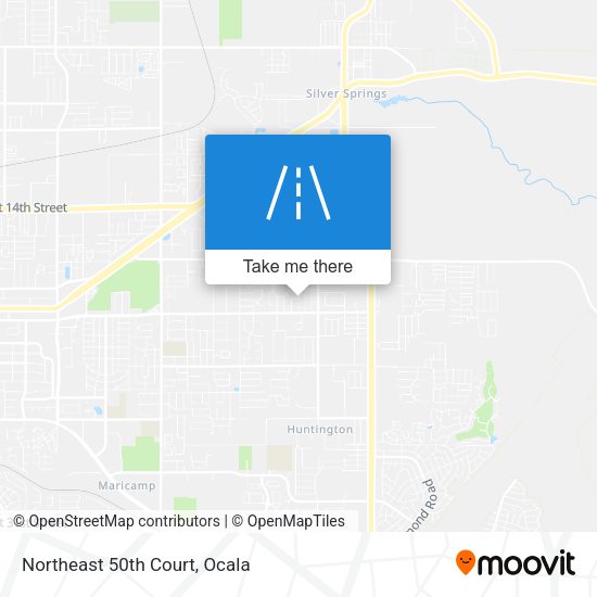 Mapa de Northeast 50th Court