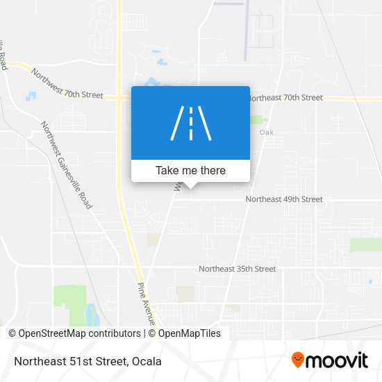 Mapa de Northeast 51st Street