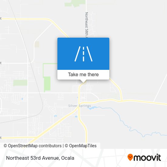 Northeast 53rd Avenue map
