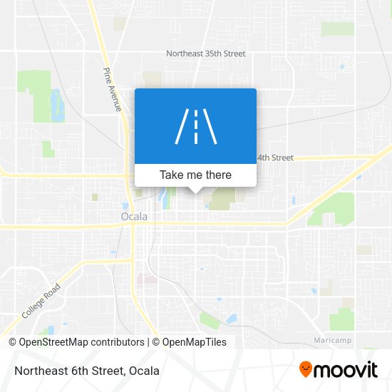 Mapa de Northeast 6th Street
