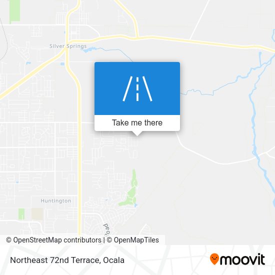 Northeast 72nd Terrace map