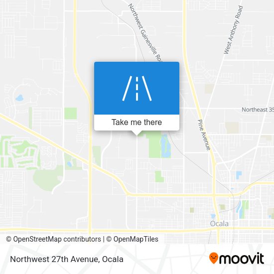 Northwest 27th Avenue map