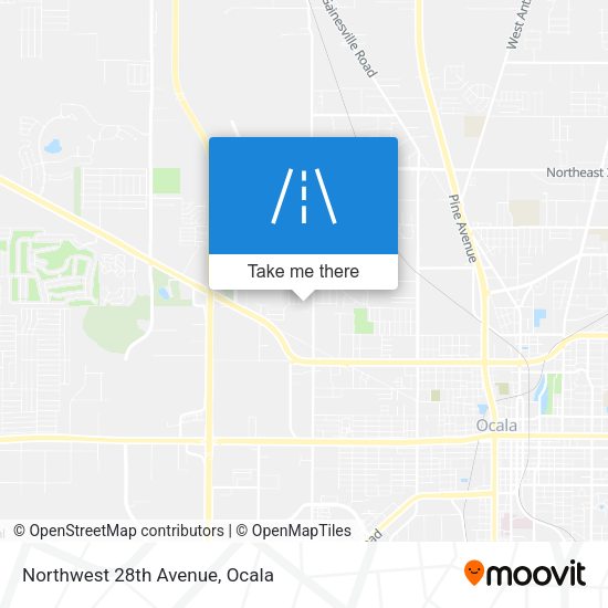 Northwest 28th Avenue map