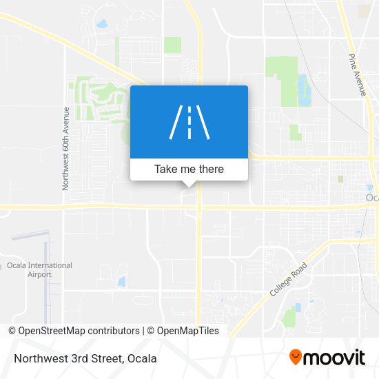 Mapa de Northwest 3rd Street
