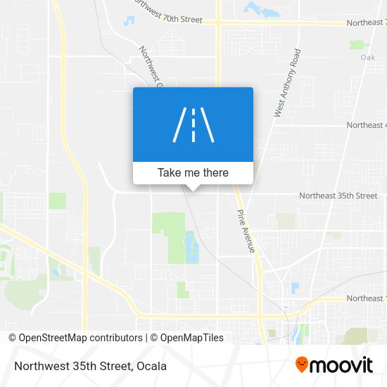 Mapa de Northwest 35th Street