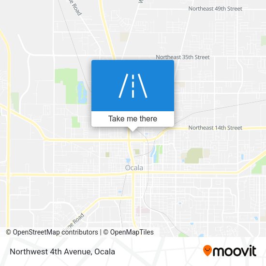 Mapa de Northwest 4th Avenue