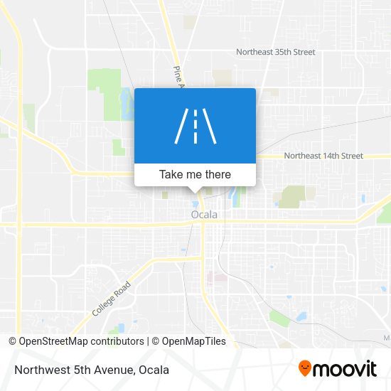 Northwest 5th Avenue map