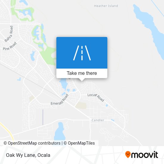 Mapa de Oak Wy Lane
