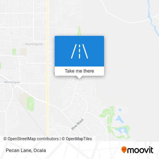 Mapa de Pecan Lane