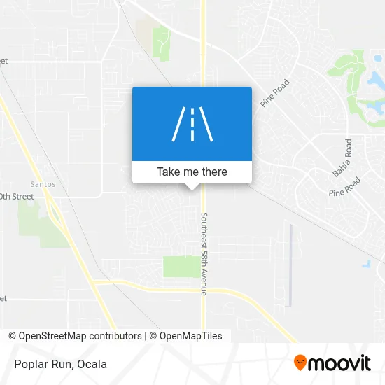 Poplar Run map