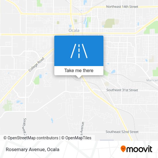 Mapa de Rosemary Avenue