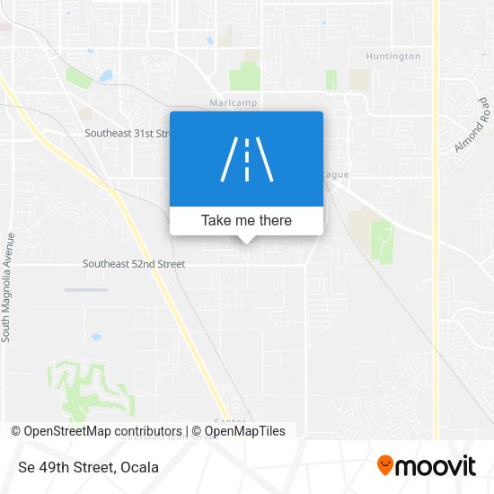 Mapa de Se 49th Street