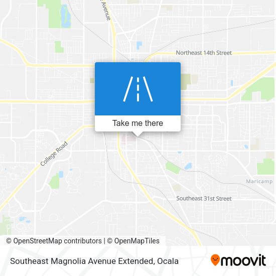 Mapa de Southeast Magnolia Avenue Extended